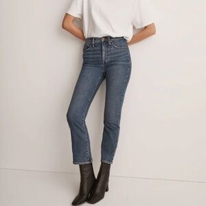 Madewell Cali demi boot jeans in Glenside Wash